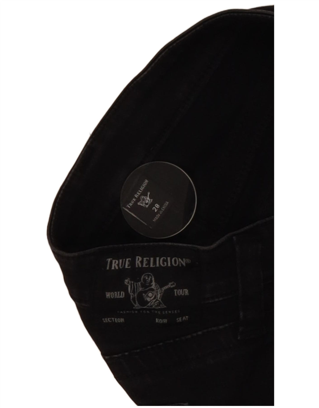 True Religion Dame Skinny Jeans W28 L28 Sort