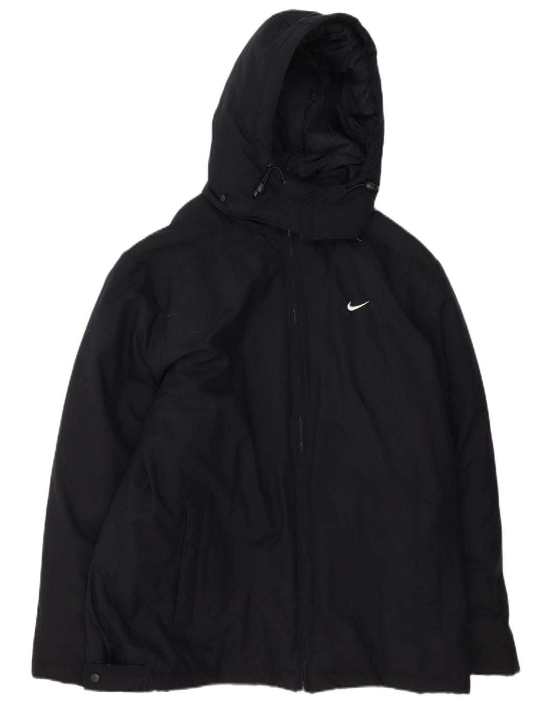 Nike vindjakke med hætte til mænd UK 38 Medium Sort