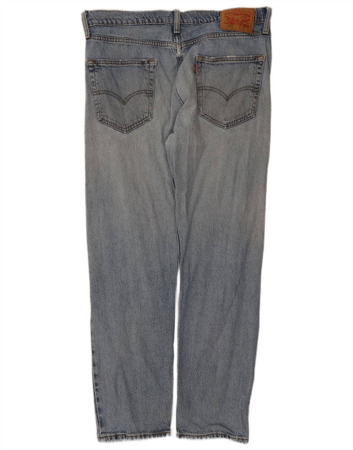 Levi's Herre 502 tilspidsede jeans W33 L30 blå bomuld