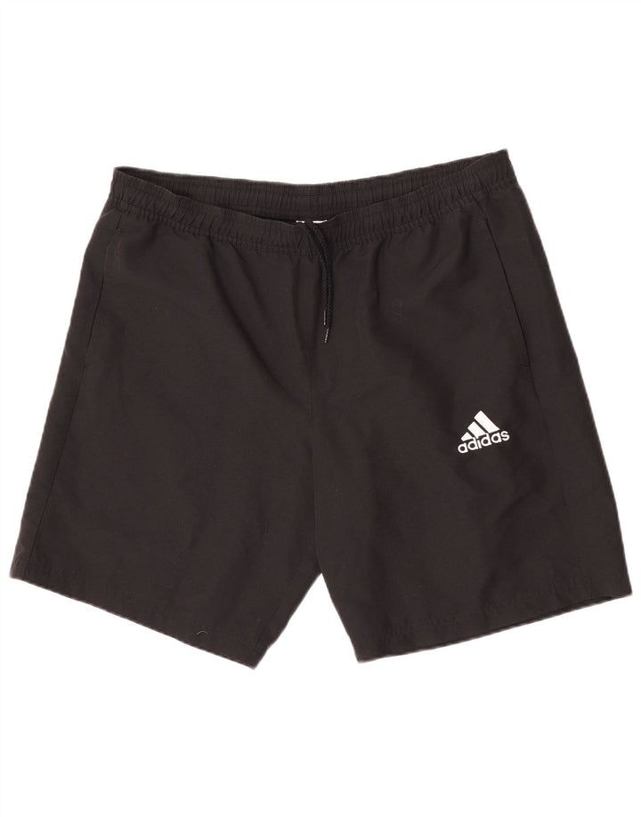 Adidas Sportsshorts til mænd, store sorte polyester