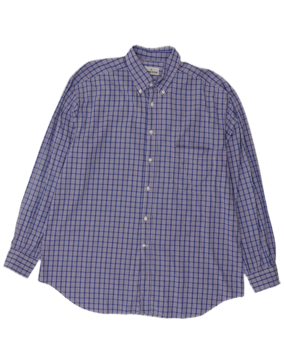 Cerruti 1881 herreskjorte XL blå ternet