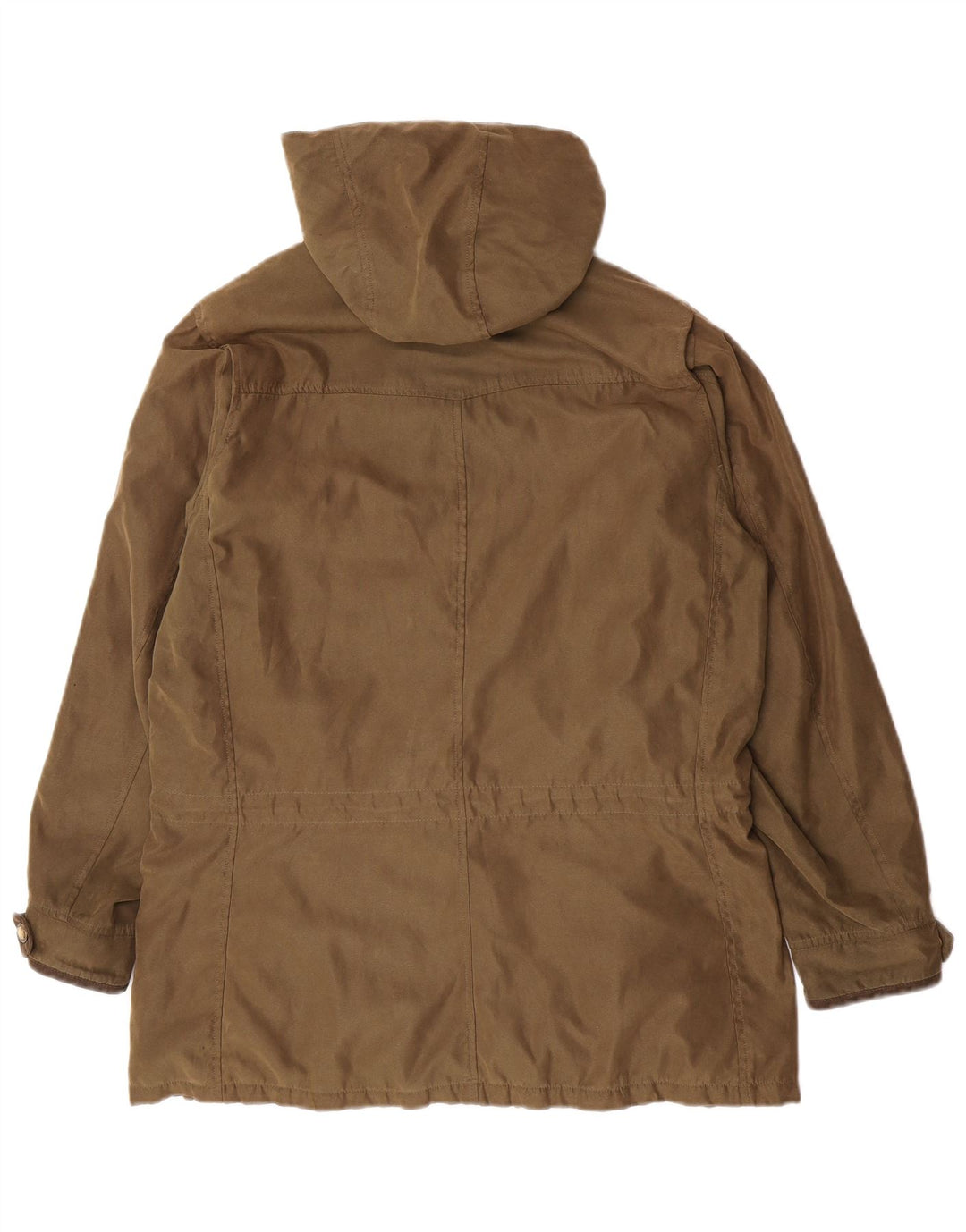 Musto Parkajakke med lynlås til kvinder UK 16 Stor Khaki Polyester Classic