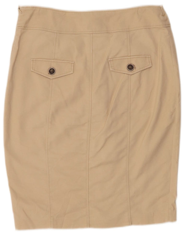 ZARA Womens Pencil Skirt Medium W28 Beige