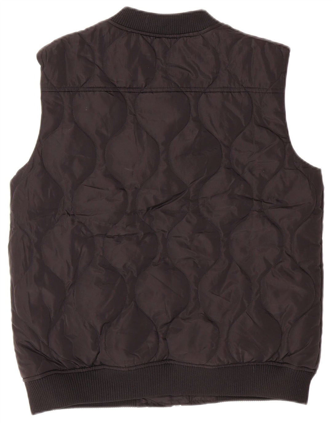 MARKS & SPENCER Boys Padded Gilet 13-14 Years Black Polyester