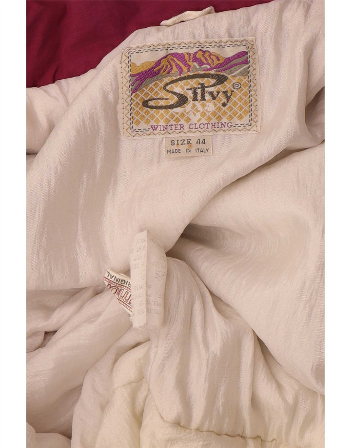 Silvy Dame Hætte Loose Fit Ski Jumpsuit IT 44 Medium White Colourblock