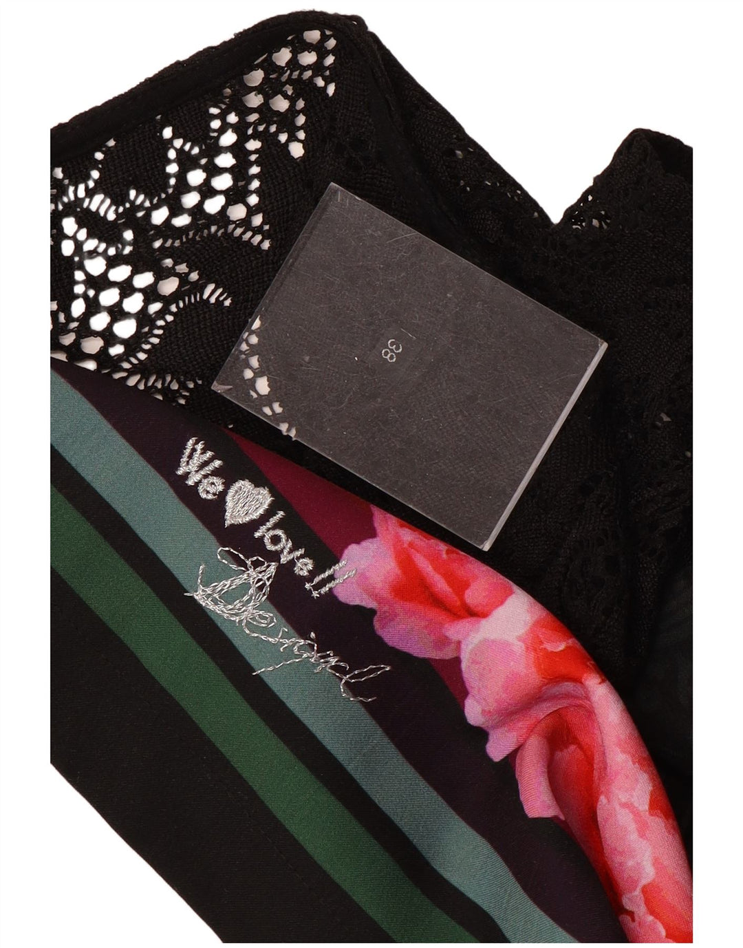 Desigual Kvinders Grafisk Skede Kjole EU 38 Medium Black Floral