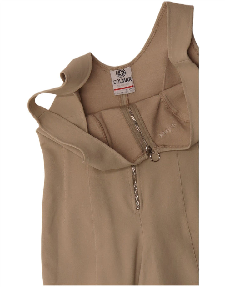 COLMAR Dame Ærmeløs Stigbøjle Jumpsuit IT 42 Medium Beige