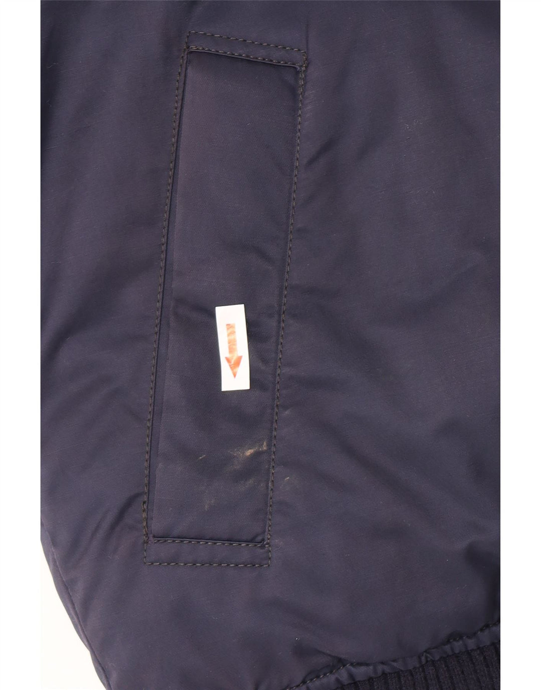 G-Star Herre hættepolstret jakke UK 42 XL marineblå polyamid