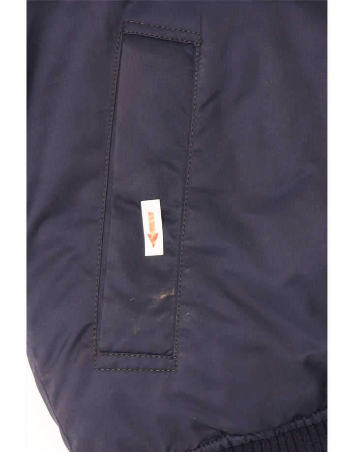 G-Star Herre hættepolstret jakke UK 42 XL marineblå polyamid