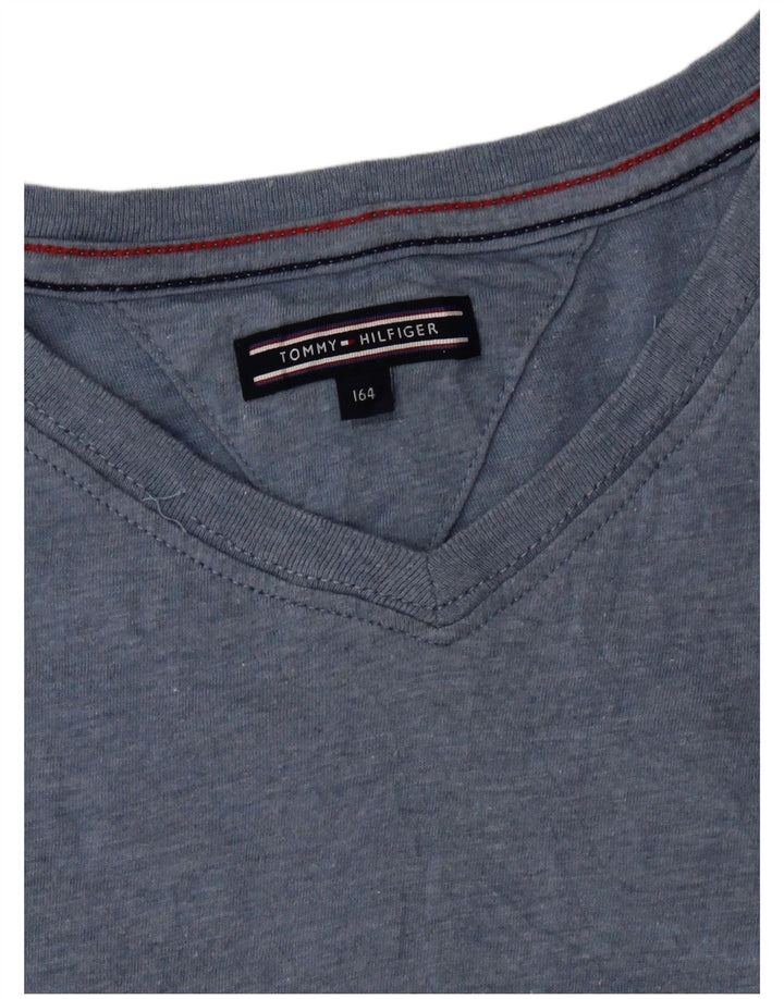 Tommy Hilfiger Boys T-Shirt Top 13-14 År Blå