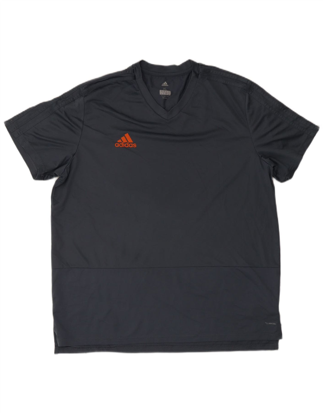 Adidas Herre Climacool T-Shirt Top XL Grå Polyester