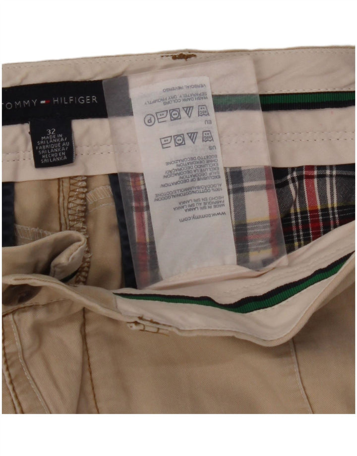 TOMMY HILFIGER Chino Shorts til mænd W32 Medium Beige Bomuld