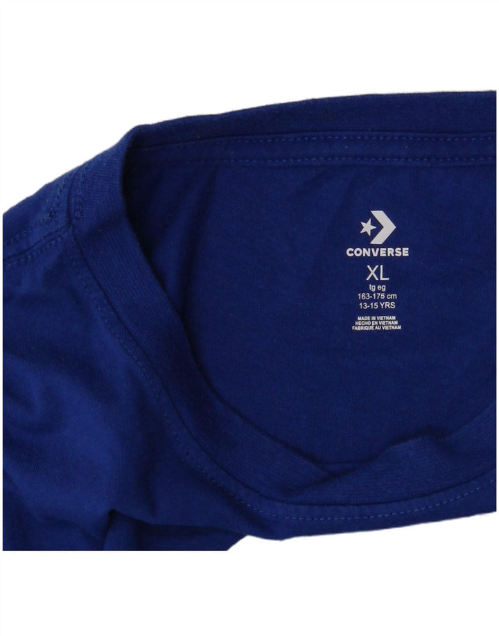Converse Boys Chuck Taylor Grafisk T-Shirt Top 13-14 år XL Blå