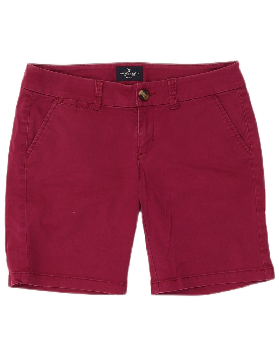 AMERICAN EAGLE Womens Bermuda Bermuda Shorts UK 8 Small W32 Pink Bomuld