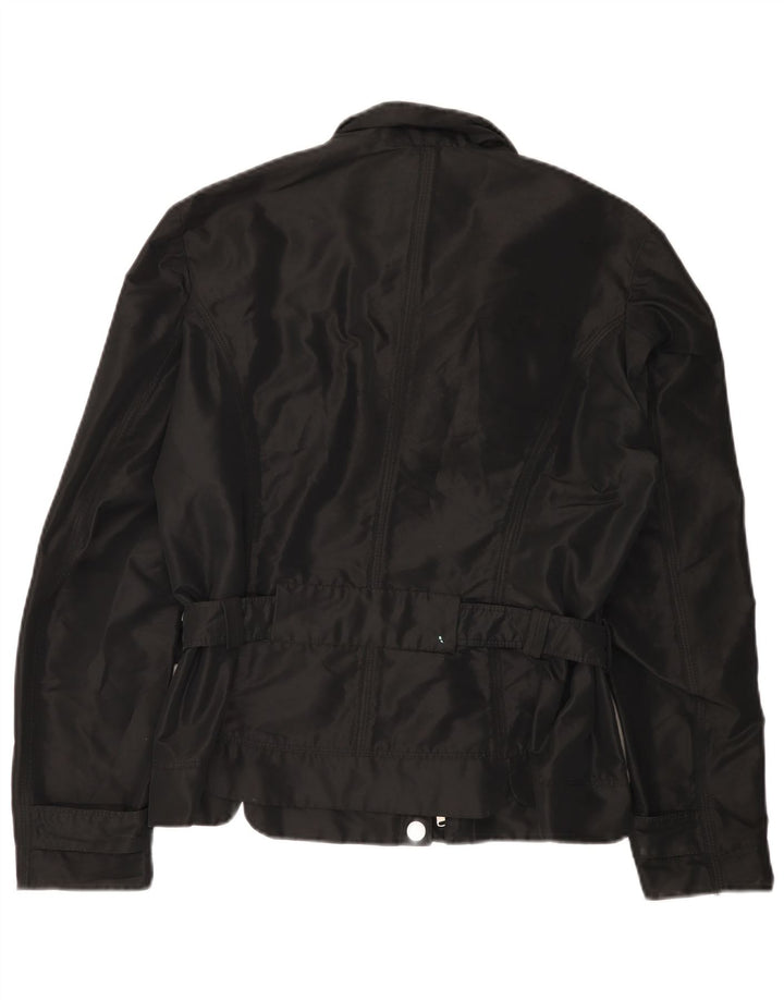 PEUTEREY Womens Utility Jacket IT 46 Large Black Polyester