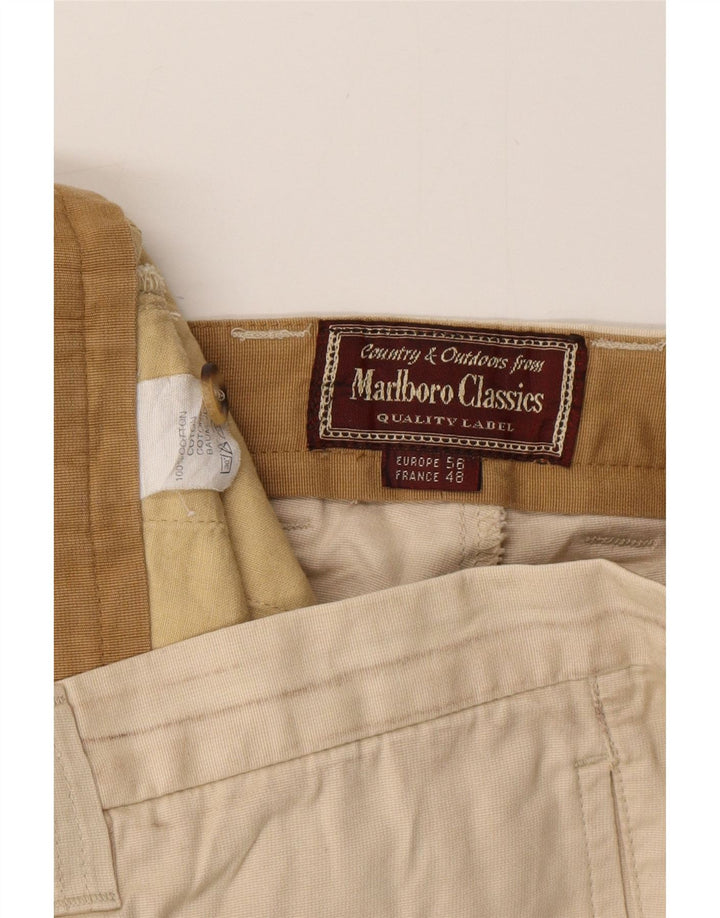 Marlboro Classics Herre Chino Bukser EU 56 3XL W38 L30 Beige Bomuld