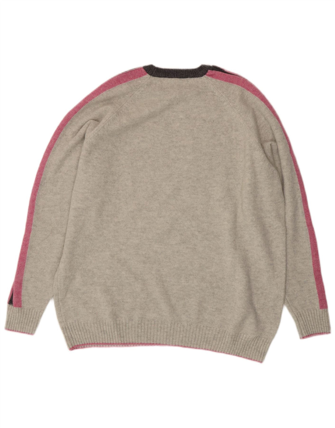 Harmont & Blaine dame sweater med rund hals 2XL grå farveblok