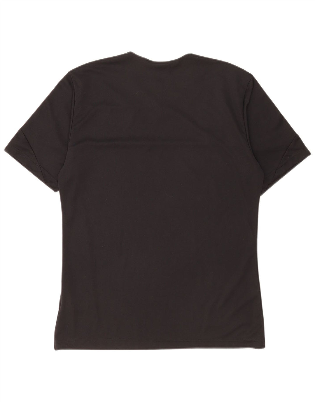 Adidas Herre Climalite T-Shirt Top Lille Sort Colourblock Polyester