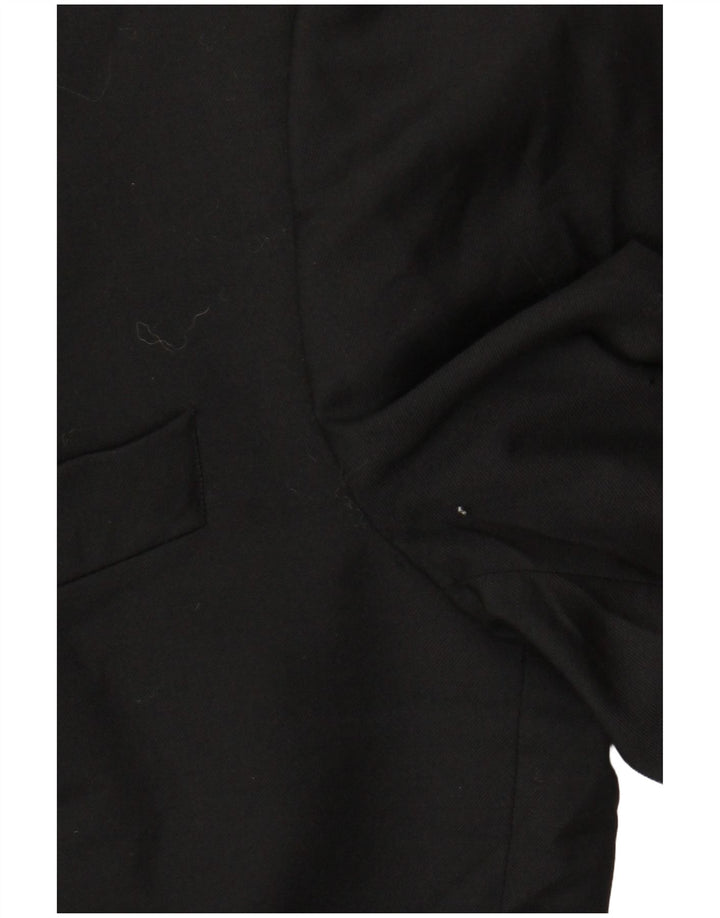Hugo Boss Herre 1 Knap Blazer Jakke IT 52 XL Sort Uld