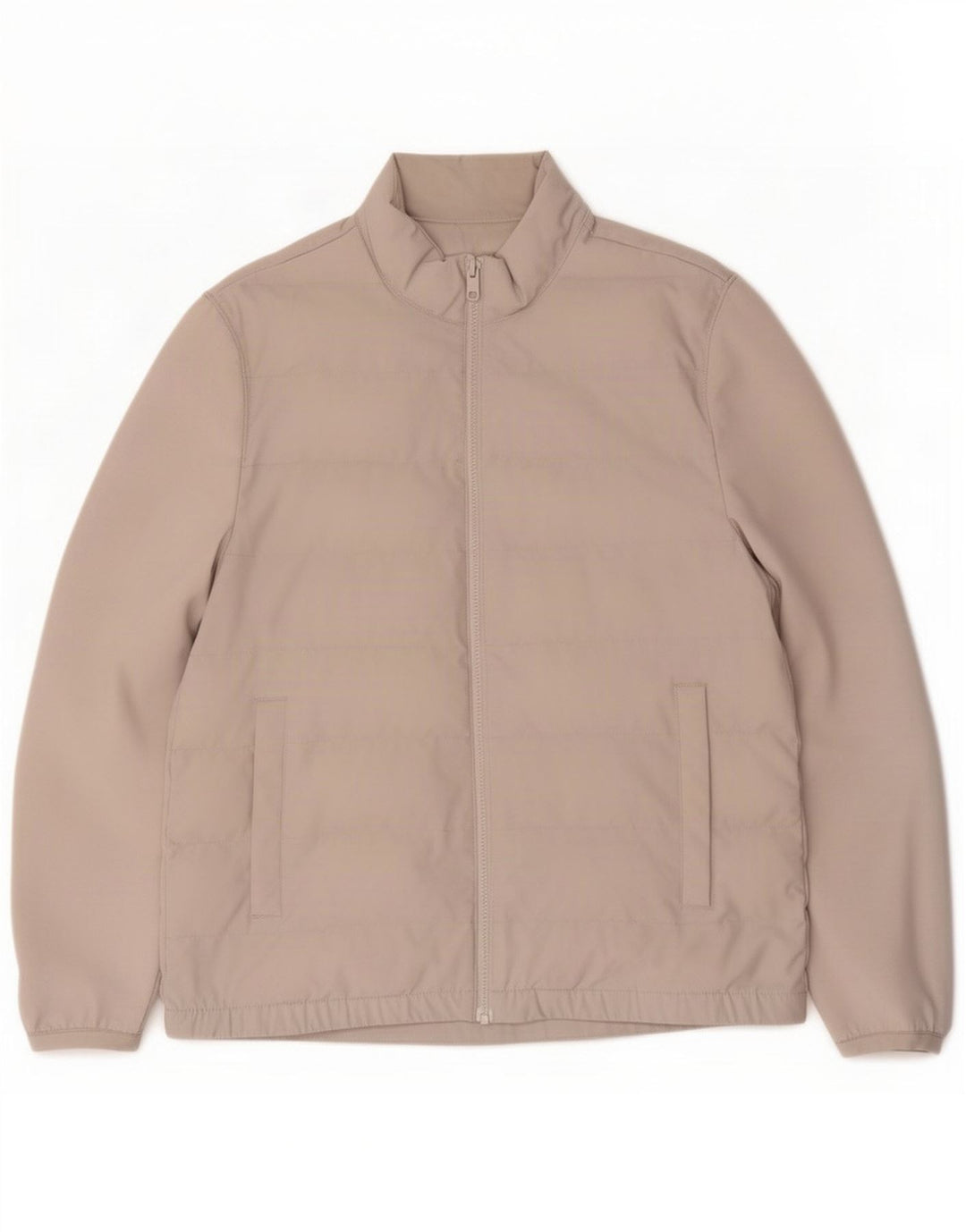 Zara Polstret Herrejakke UK 38 Medium Grey Polyester