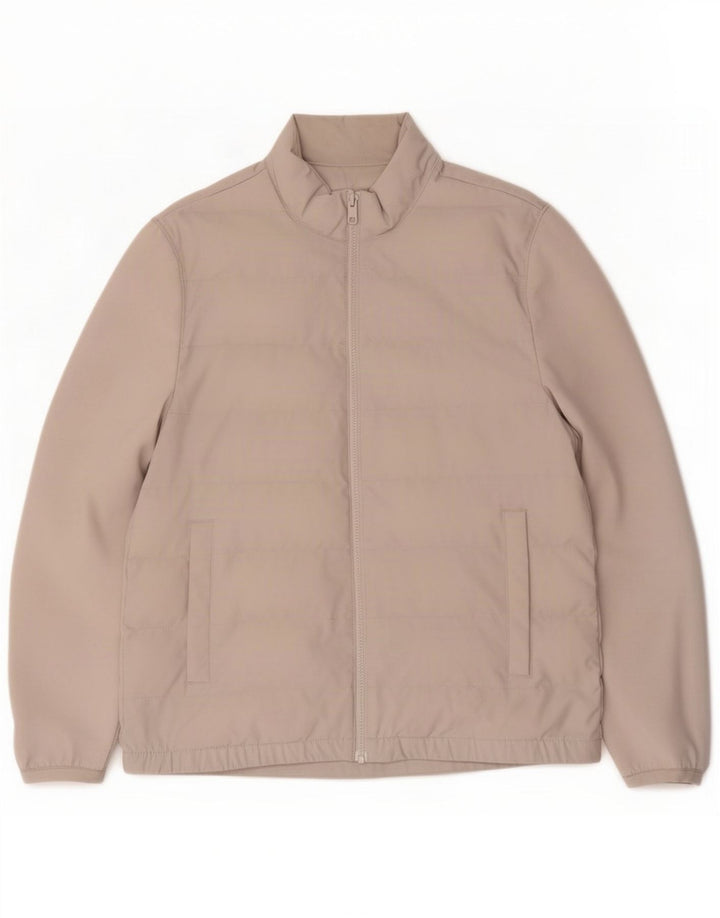 Zara Polstret Herrejakke UK 38 Medium Grey Polyester