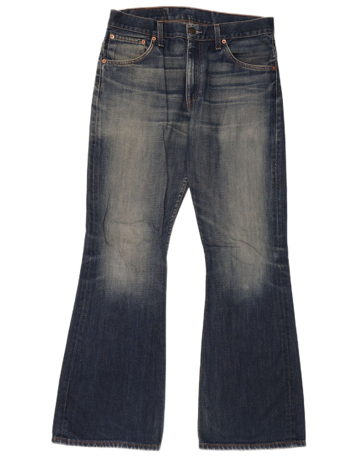 Levi's Dame 516 Flared Jeans W32 L32 Blå Bomuld