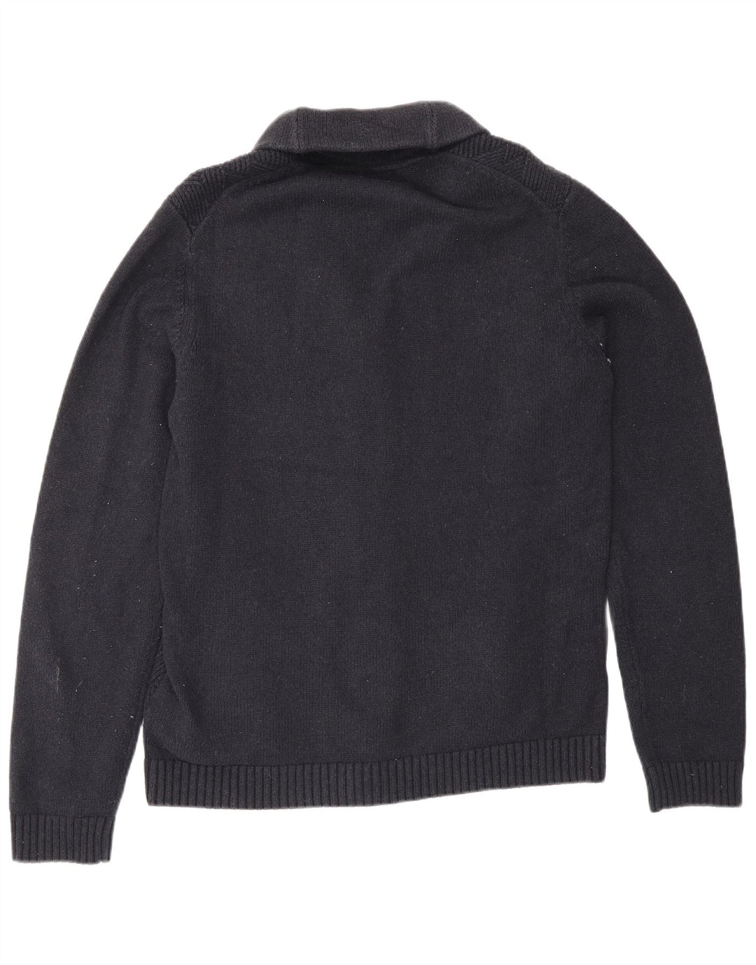 Ted Baker Herre Cardigan Sweater Størrelse 4 Large Marineblå Bomuld