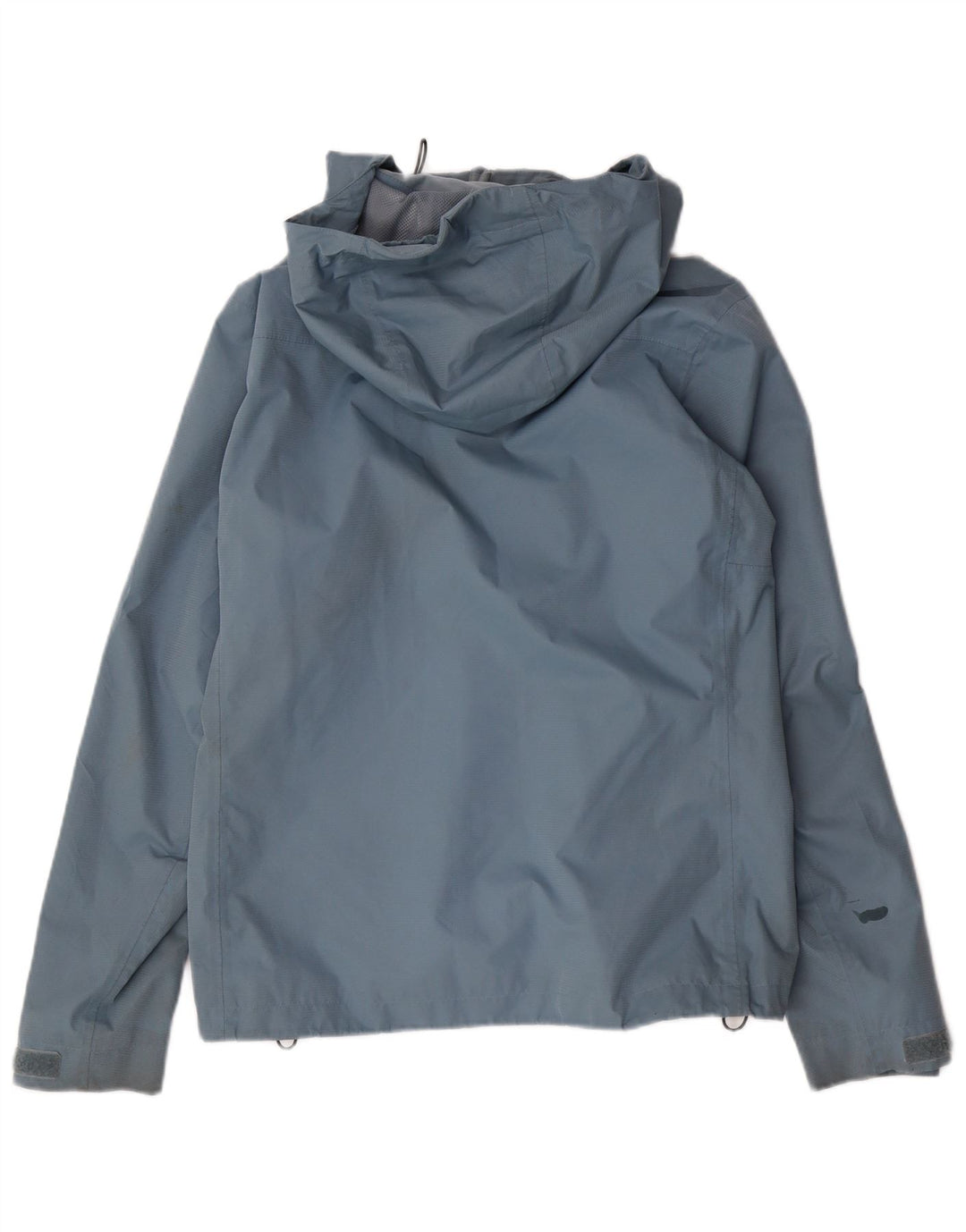 Adidas Regnjakke med hætte til kvinder UK 14 Medium Blue Polyester