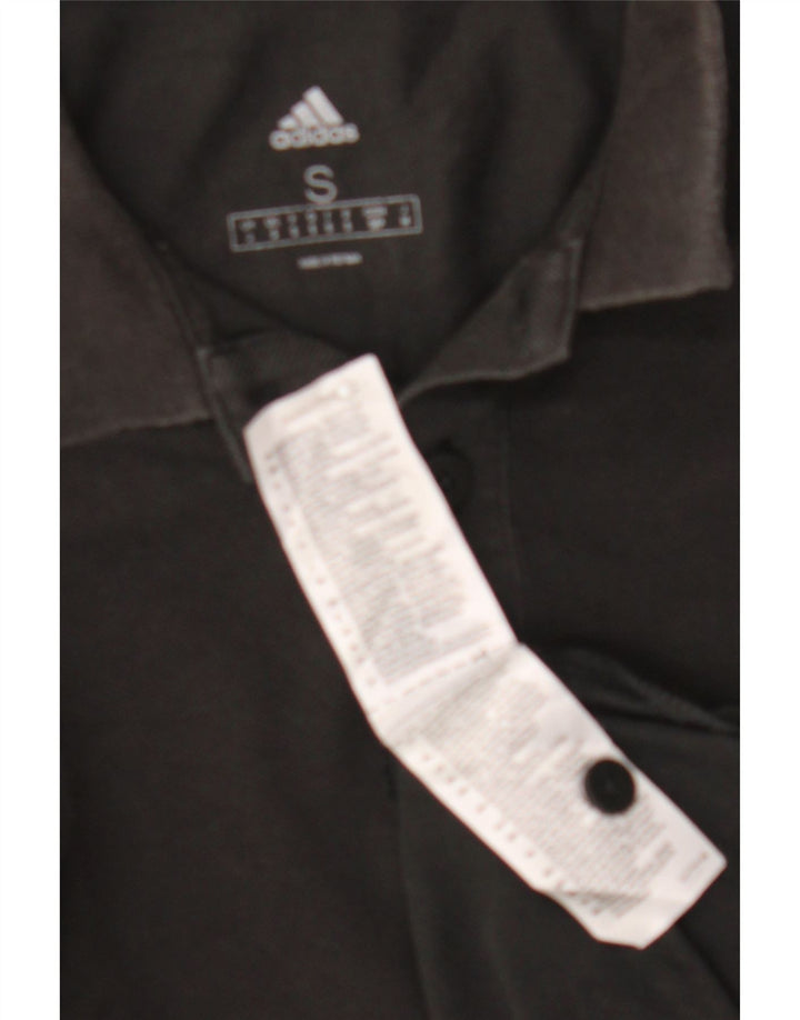 Adidas Polo Shirt til mænd, lille sort bomuld