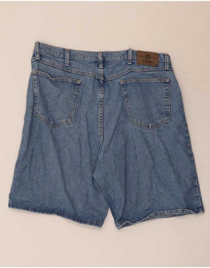 WRANGLER Denimshorts til mænd W38 XL Blå Bomuld