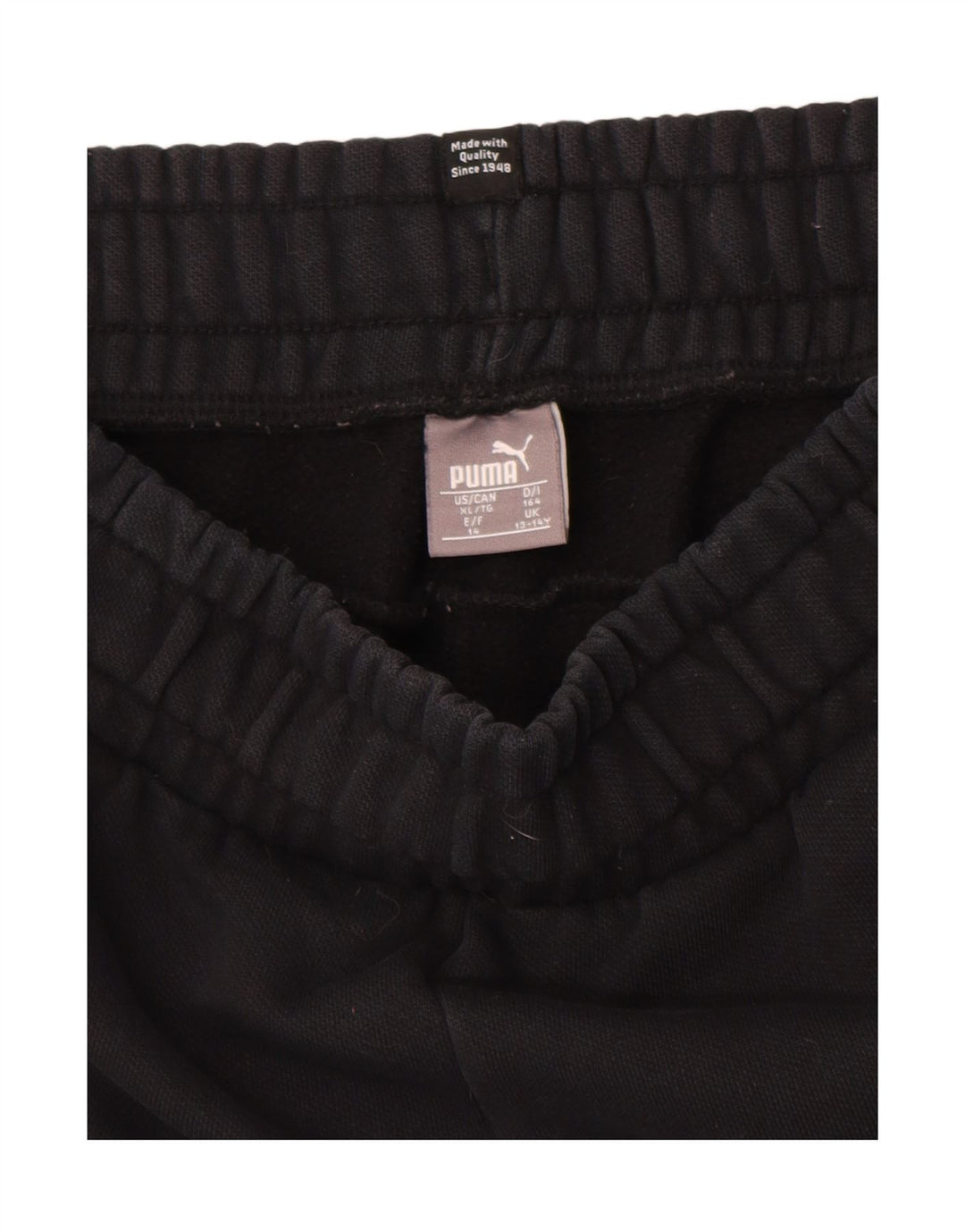 PUMA Drenge Grafisk træningsdragt Bukser Joggers 13-14 år Sort Bomuld