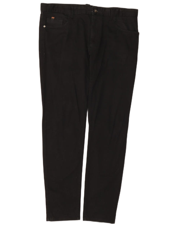 Zara Herre Slim Casual Bukser EU 46 XL W36 L31 Sort Bomuld
