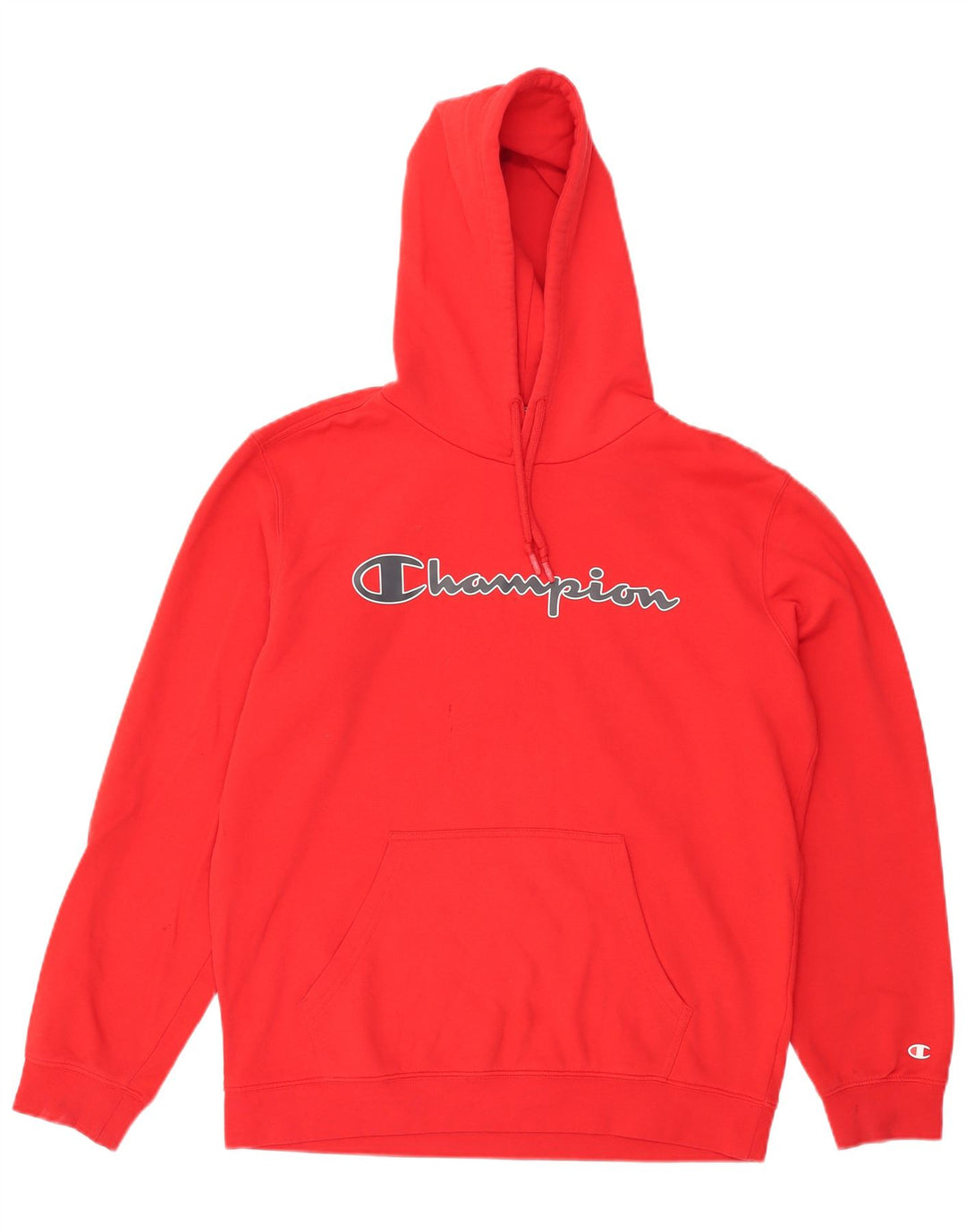 Champion Herre grafisk hættetrøje Jumper Large Rød