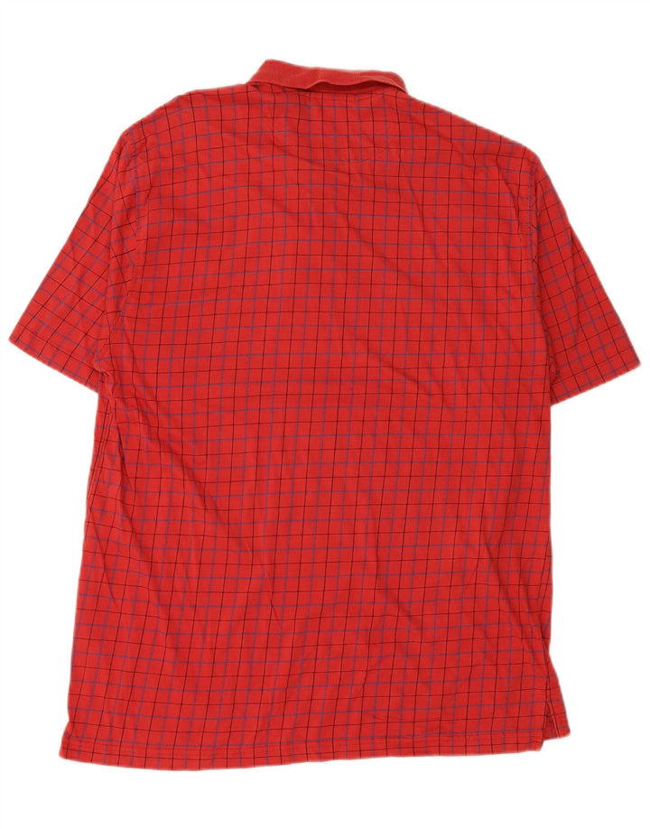 LYLE & SCOTT Poloshirt til mænd Medium rød ternet bomuld