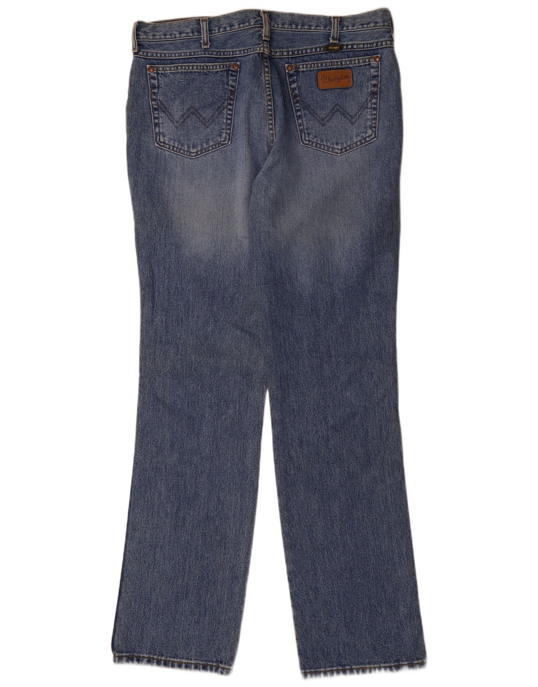 Wrangler Straight Jeans til mænd W38 L36 blå bomuld