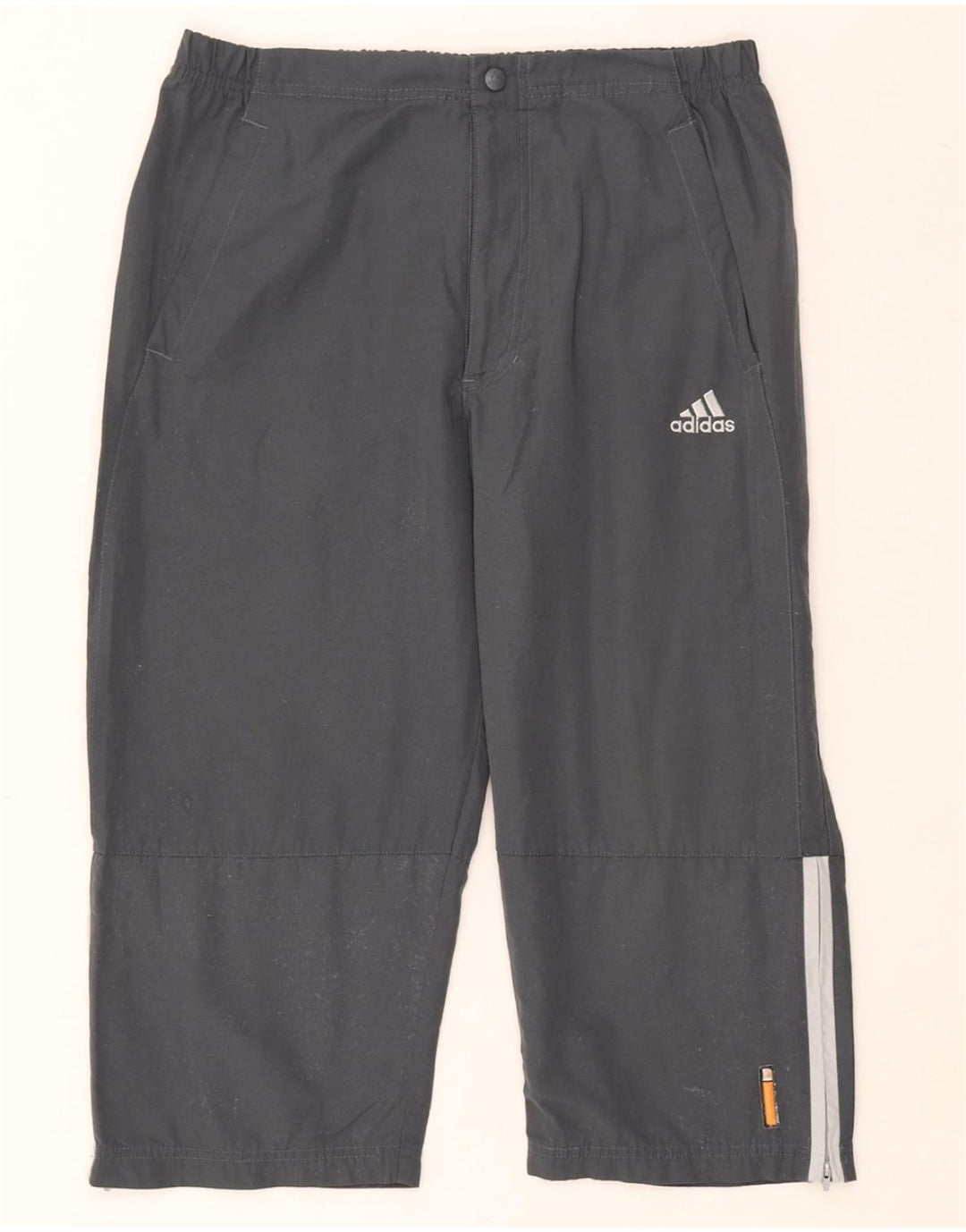 ADIDAS Mens Bermuda Sport Shorts W32 Medium Grey Cotton Vintage Adidas and Second-Hand Adidas from Messina Hembry 
