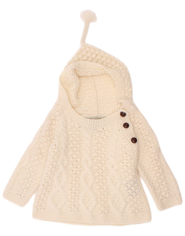 Aran Sweater Market Baby Boys Boat Neck Jumper 18-24 Måneder Stor Off White