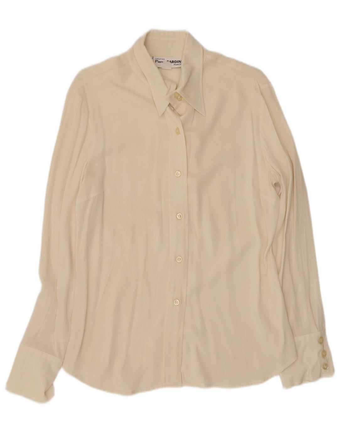 Pierre Cardin Dameskjortebluse UK 12 Medium Off White