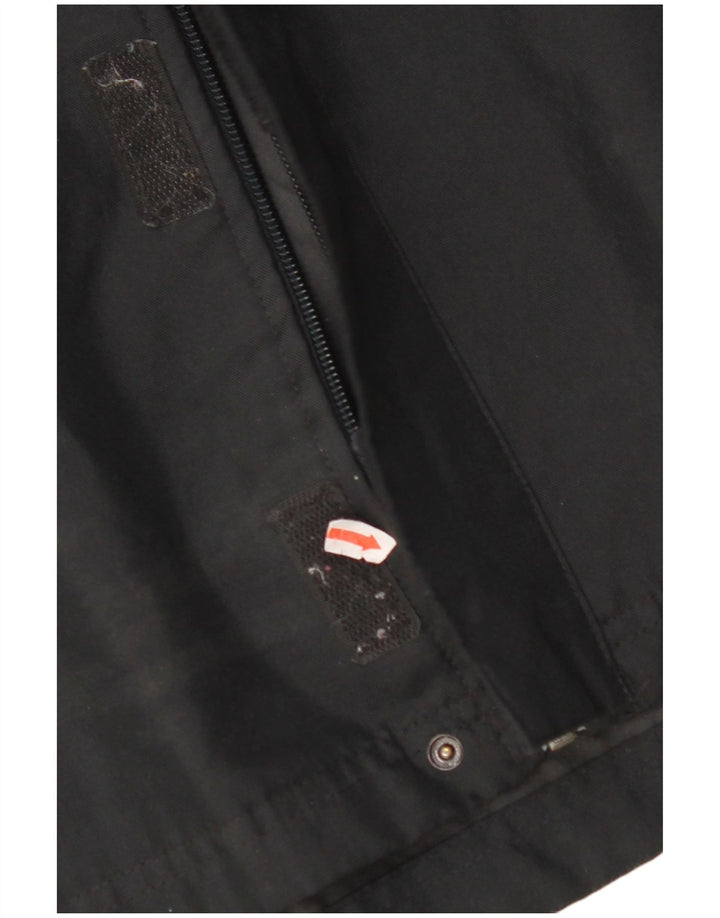 NIKE Regnjakke med hætte til drenge 12-13 år Stor sort Colourblock Polyester