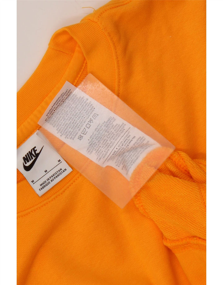 Nike Herre sweatshirt Jumper Medium Orange Bomuld