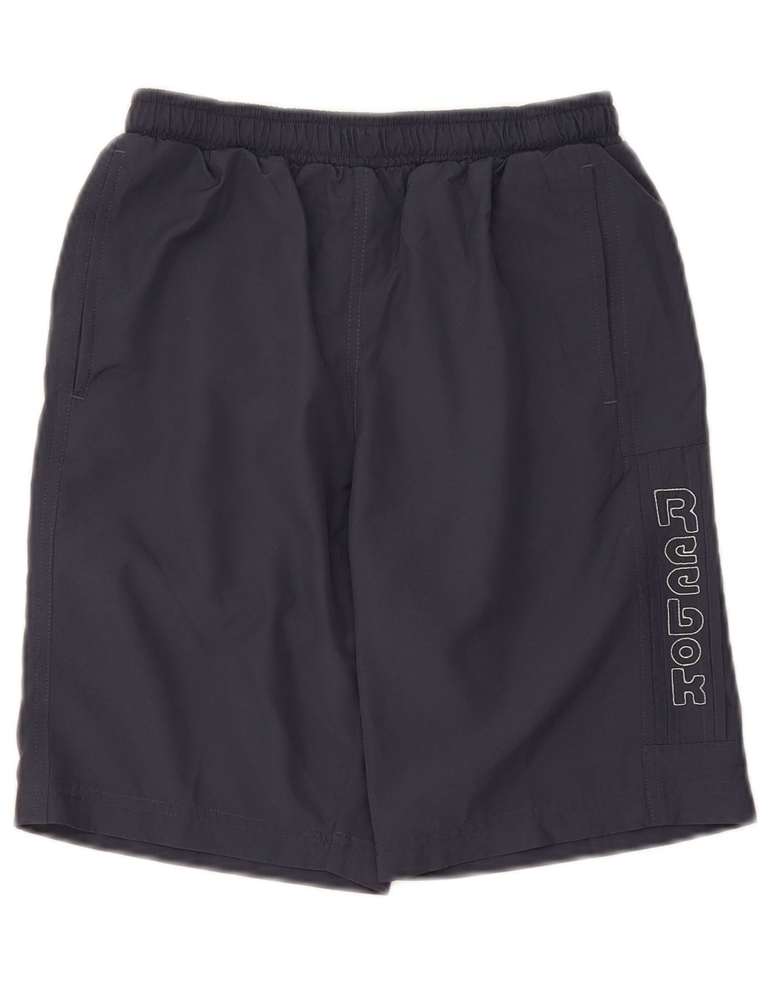 Reebok Boys Classic Graphic Sports Shorts 9-10 år Grå polyester