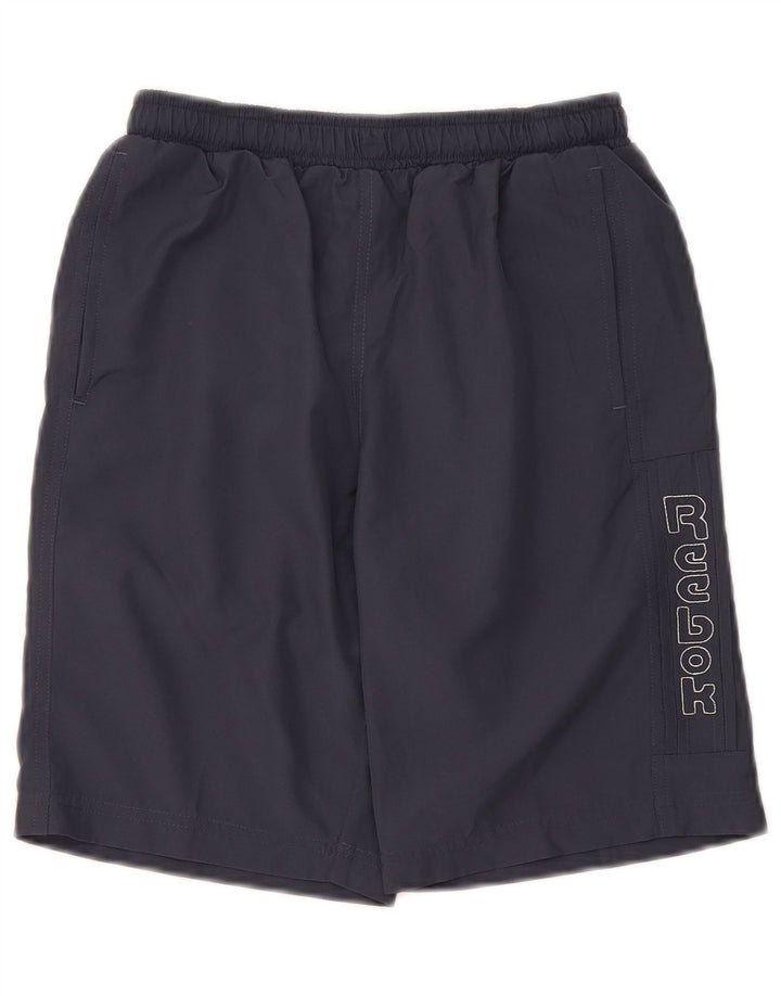 Reebok Boys Classic Graphic Sports Shorts 9-10 år Grå polyester