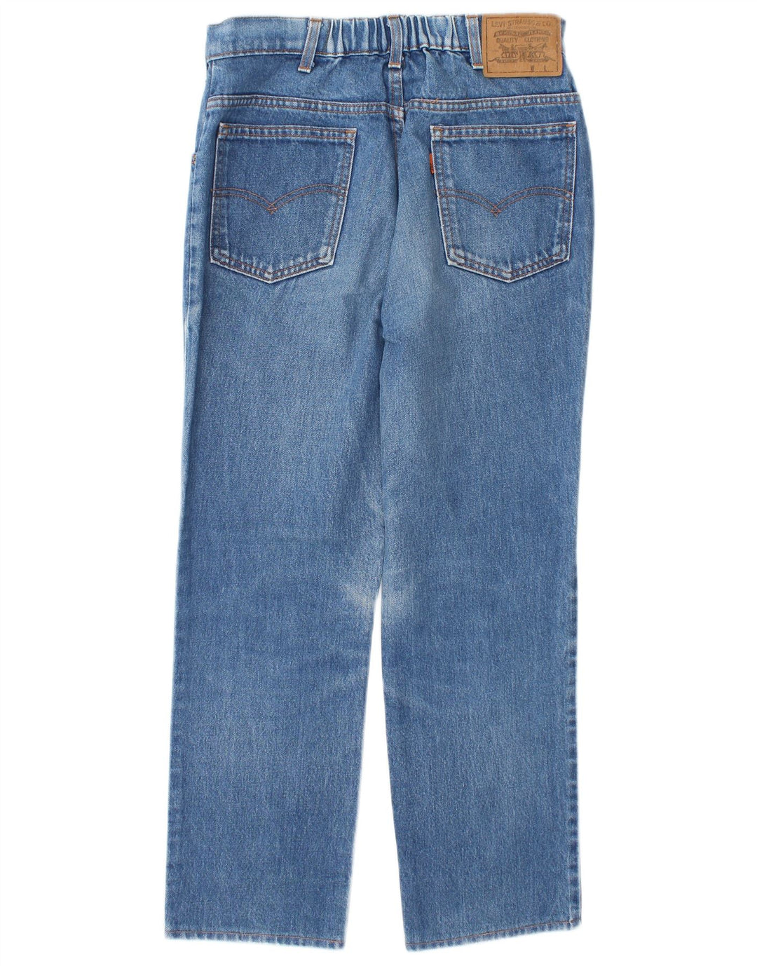 Levi's lige jeans til kvinder W34 L26 blå bomuld