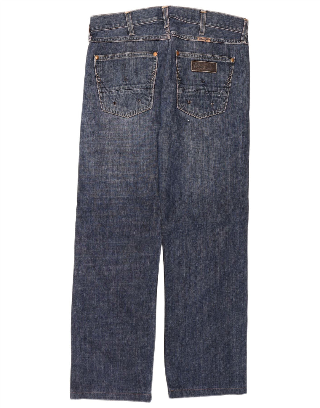 WRANGLER Womens Straight Jeans W29 L28 Blue Cotton