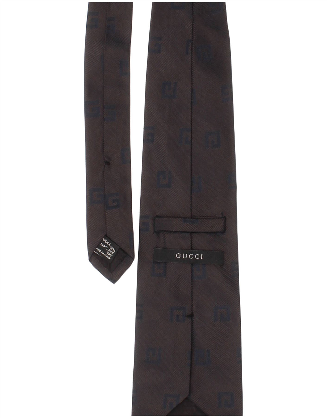 Gucci Herre slips One Size Grå Silke Classic