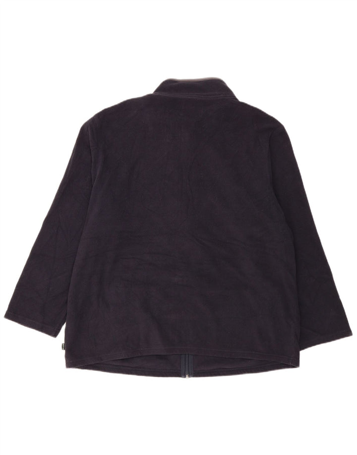 Marks & Spencer Herre Regular Fit Fleecejakke UK 40 Large Navy Blue