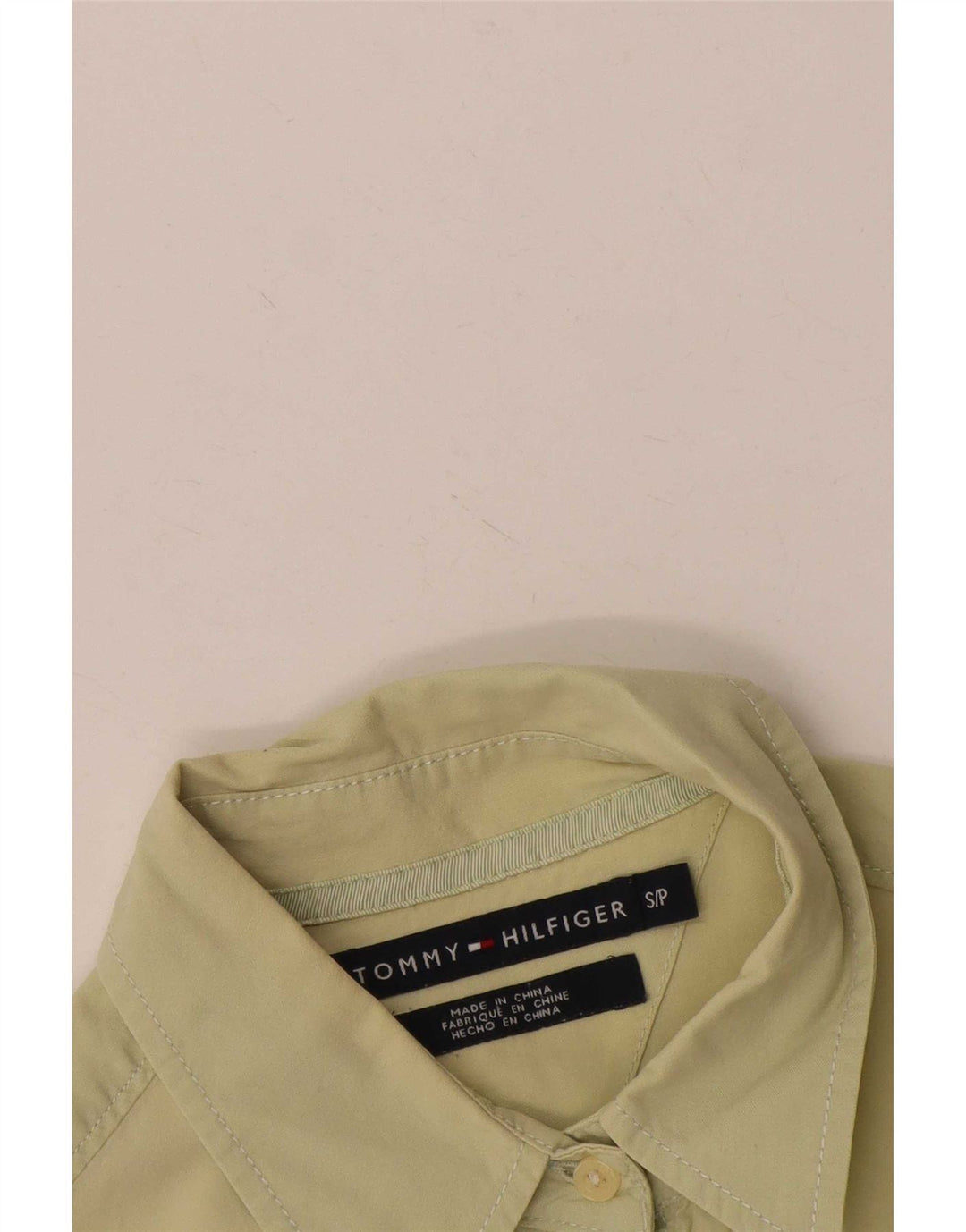 Tommy Hilfiger Dameskjorte UK 10 Lille Gul
