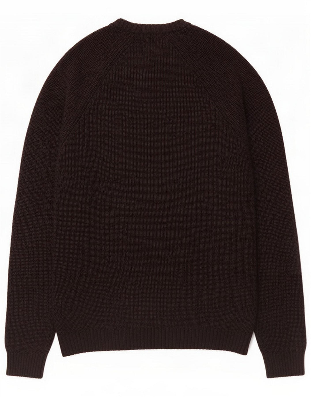 Zara Herre sweater med rund hals, lille sort bomuld