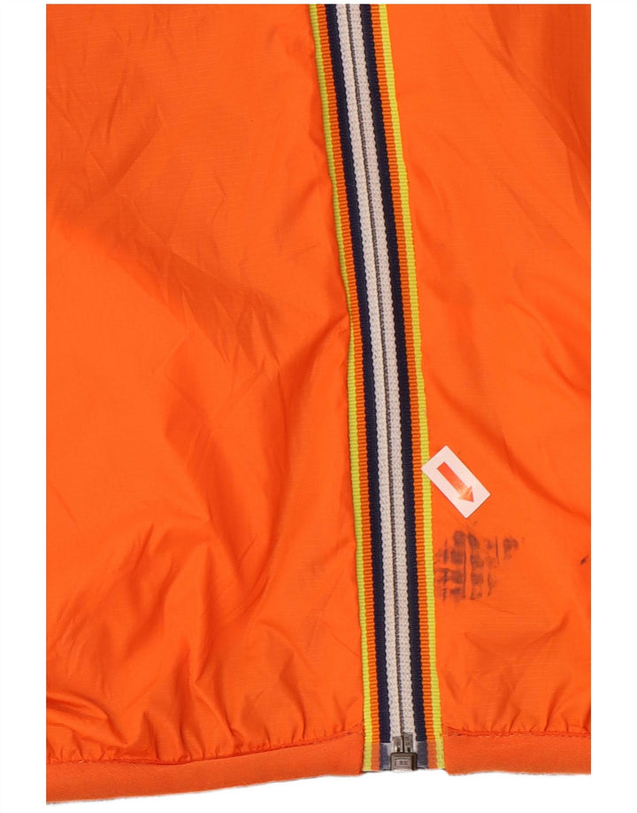 K-WAY Vendbar jakke med hætte til mænd UK 36 Lille grå polyamid