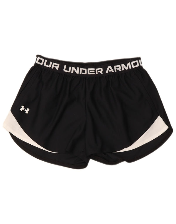 Under Armour Graphic Sports Shorts til kvinder UK 12 Medium Black Sports